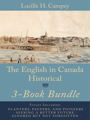 cover image of The English In Canada Historical 3-Book Bundle